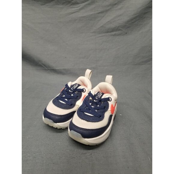 Nike Air Max Motif (TD) Sneakers Blue White Orange Boys Size 5c NEW IN BOX! - Picture 2 of 5